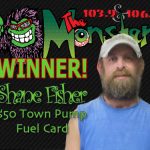 MONSTER WINNER SHANE FISHER