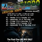 VAULT HINT SCHEDULE